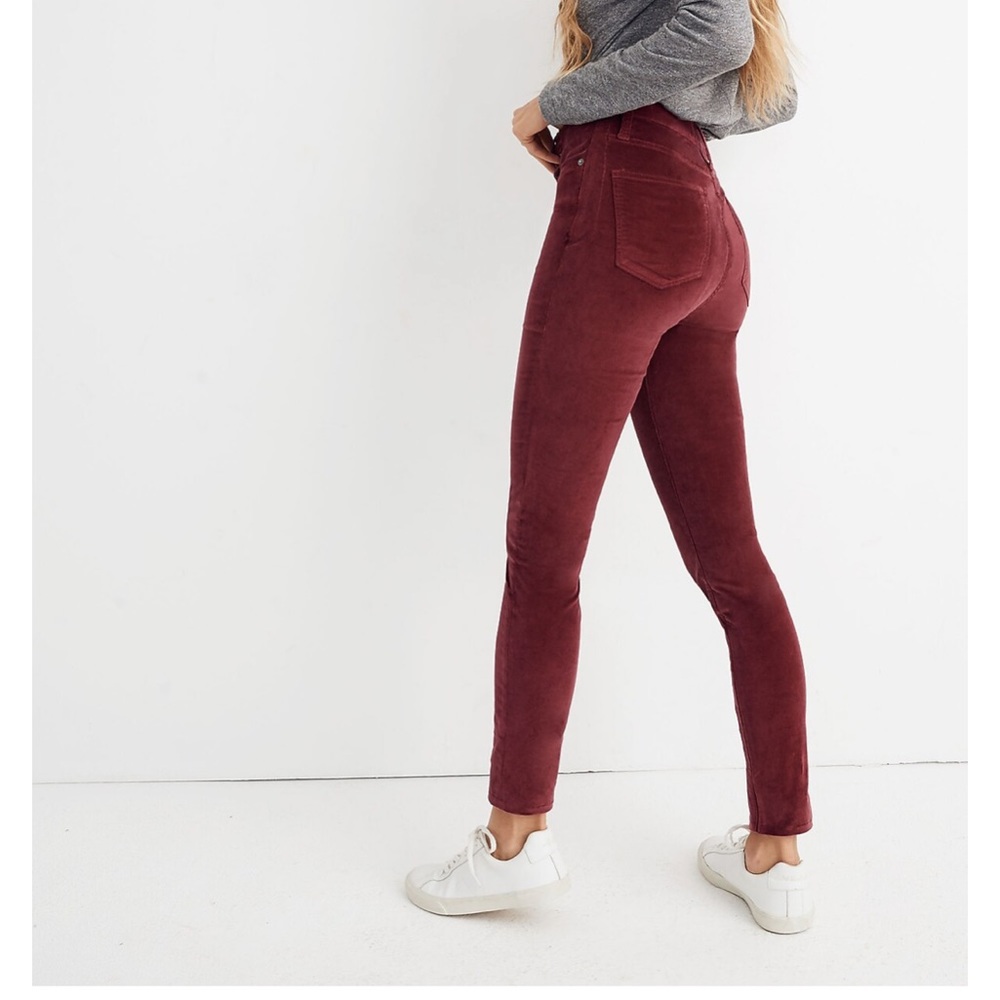 Madewell High-Rise Skinny Jeans: Stretch Velvet Edition